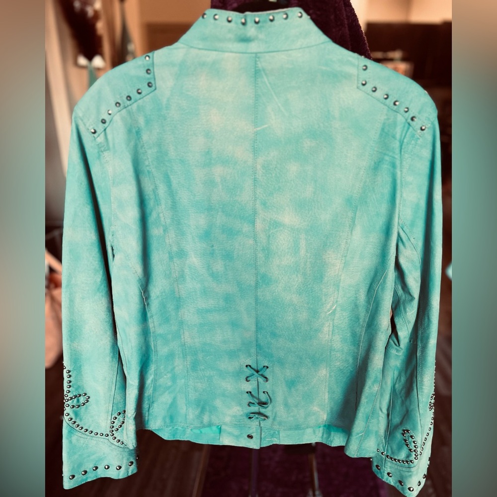 Cripple Creek genuine leather, studded jacket, size XL - Picture 5 of 13